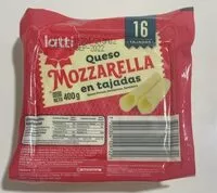 Mängden socker i Queso Mozzarella en Tajadas