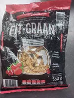 Mängden socker i Fit-Graan Cereal Granola de Frutos Rojos