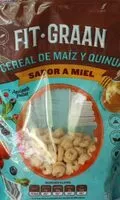 Mängden socker i Fit-Graan Cereal de Maíz y Quinoa Sabor a Miel