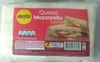 Mängden socker i queso mozzarela tajado