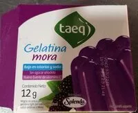 Mängden socker i Taeq Gelatina Mora