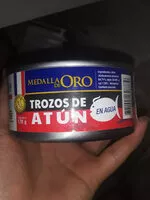 Mängden socker i Medalla de Oro Trozos de Atun en Agua