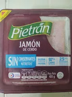 Mängden socker i Pietrán Jamón de Cerdo