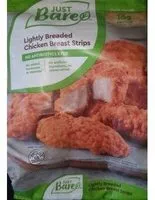 Mängden socker i Lightly Breaded Chicken Breast Strips