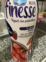 Mängden socker i Finesse Yogurt con Probióticos Fresa