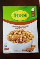 Mängden socker i Granola Crunchy Almendras