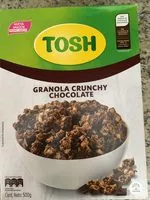 Mängden socker i Tosh Granola Crunchy Chocolate