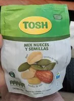 Mängden socker i Tosh Mix Nueces y Semillas