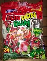 Mängden socker i Bon Bon Bum Watermelon/Sandía