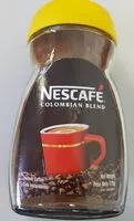 Mängden socker i Nescafé Colombian blend. Café instantané