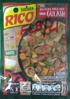 Mängden socker i Rico Salsa Gulash