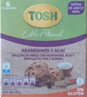 Mängden socker i Tosh Estilo Artesanal Arándanos y Acaí