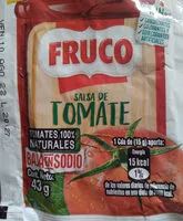 Mängden socker i Salsa de tomate Fruco