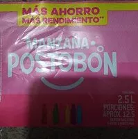 Mängden socker i Manzana Postobón