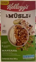 Mängden socker i Müsli Manzana