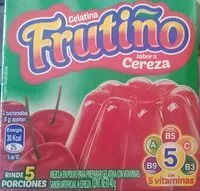 Mängden socker i Gelatina Frutiño, sabor cereza