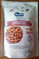 Mängden socker i Manitoba Consciente Almendras Naturales