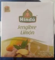 Mängden socker i Té Hindú Jengibre Limón