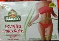 Mängden socker i Esveltta Frutos Rojos