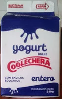 Mängden socker i Yogurt Dulce Entero Coolechera