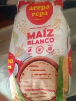 Mängden socker i Harina de maíz blanca