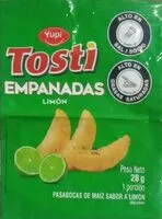 Mängden socker i Tosti Empanadas Limón