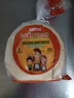 Mängden socker i Arepa rellena con queso doblecrema