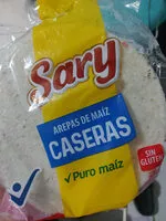 Mängden socker i arepas de maíz caseras sary