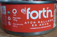Mängden socker i el fortín. atún rallado en agua
