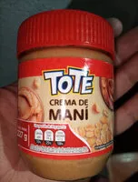 Mängden socker i crema de maní Tote