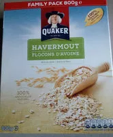 Mängden socker i Quaker Havermout