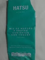 Mängden socker i Hatsu Mix de Nueces y Frutas Cubiertas con Yogurt