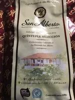 Mängden socker i Café san Alberto