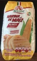 Mängden socker i Harina de Maíz Blanca Precocida