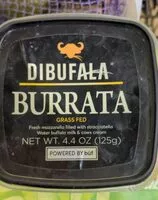 Mängden socker i Burrata