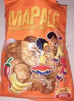 Mängden socker i Premium plantain chips doux épicé  MAPALÉ