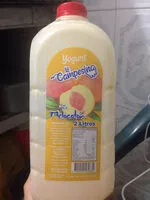 Mängden socker i Yogurt La Campesina con Sabor a Melocotón