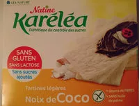 Mängden socker i Tartines Légères Noix de Coco