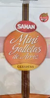 Mängden socker i Saman Mini Galletas de arroz
