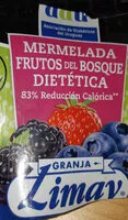 Mängden socker i Mermelada frutos del bosque dietética Granja Limay