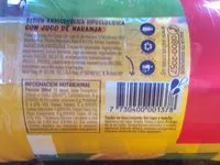 Mängden socker i Salus Frutté Naranja