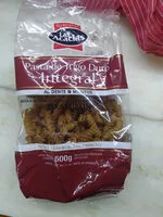 Mängden socker i Pasta de trigo duro integral