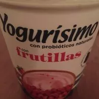 Mängden socker i Yogur con frutillas