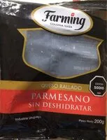 Mängden socker i Queso rallado parmesano sin deshidratar