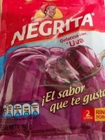 Mängden socker i Gelatine de uva