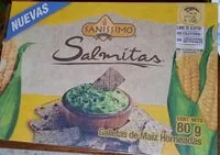 Mängden socker i Salinas. Galletas de maíz horneadas