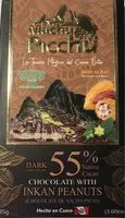 Mängden socker i chocolate with INKAN PEANUTS
