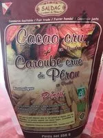Mängden socker i Cacao cru + Caroube crue du Pérou en poudre
