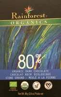 Mängden socker i Chocolat Noir Biologique 80% Meulé à la Pierre