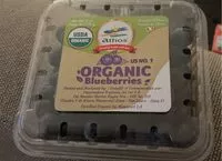 Mängden socker i Organic Blueberries